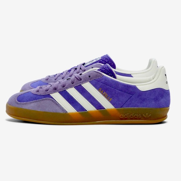 🤷🏼‍♀️ ADIDAS GAZELLE INDOOR COLLEGIATE PURPLE 💜 - Picture 4 of 5
